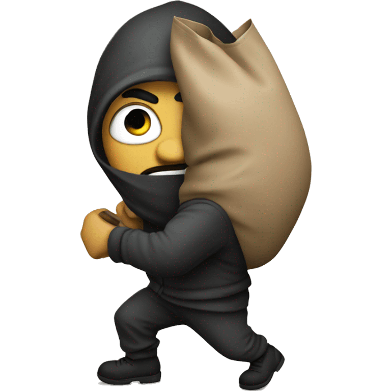 thief with a sack emoji