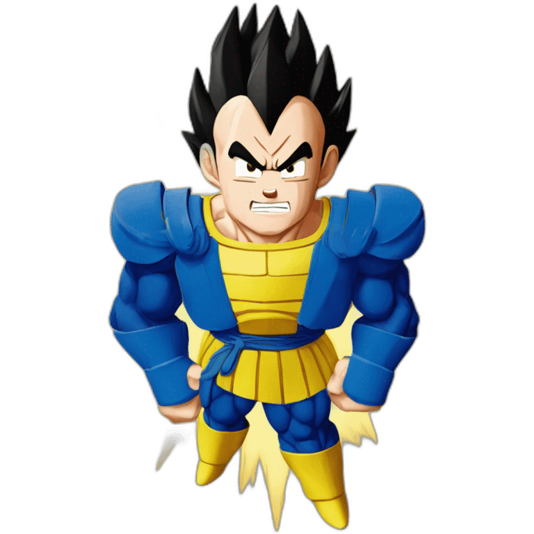 vegeta super sayian god emoji