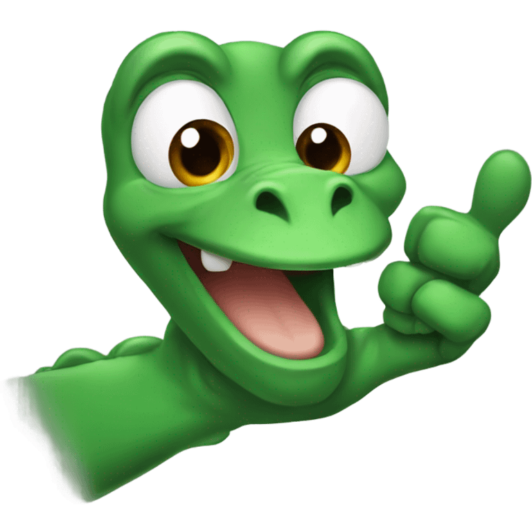 reptile hand thumb-up emoji