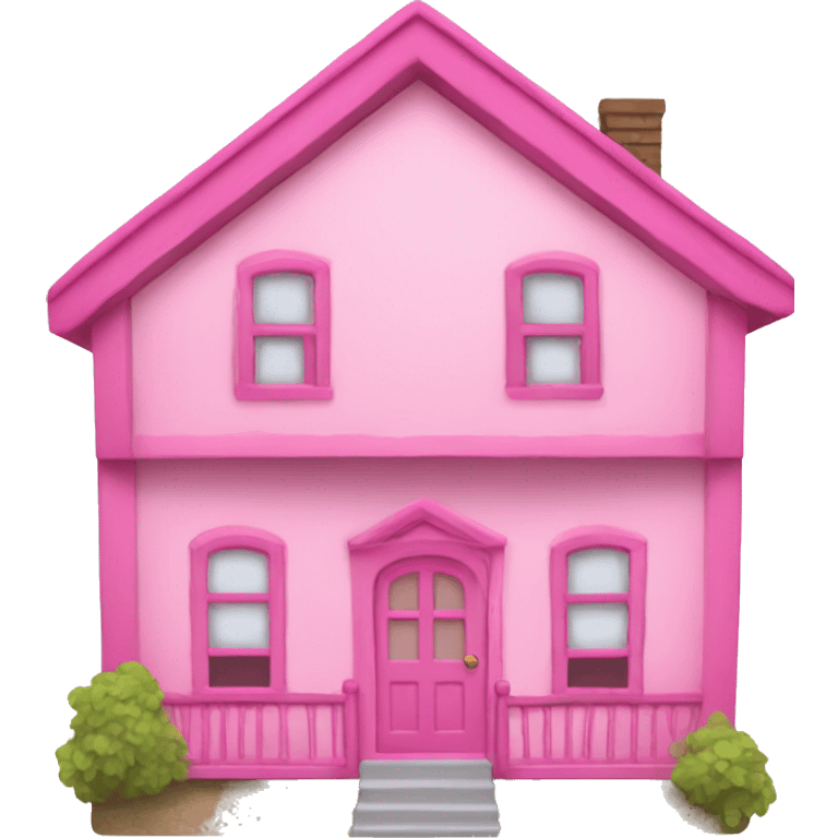 Pink dollhouse  emoji