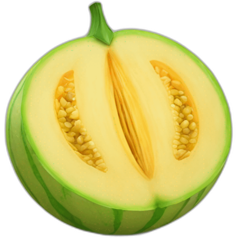 Yellow melon emoji