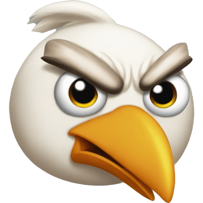 angry bird emoji