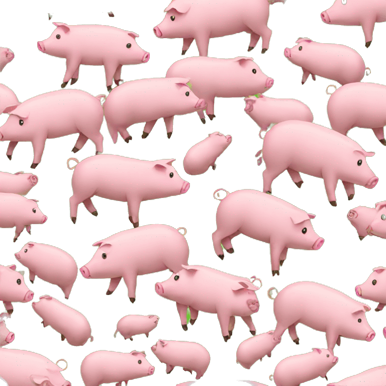 pigs field emoji