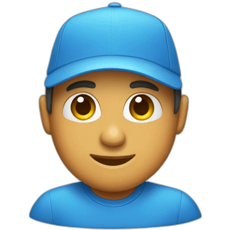 Surf blue hat emoji