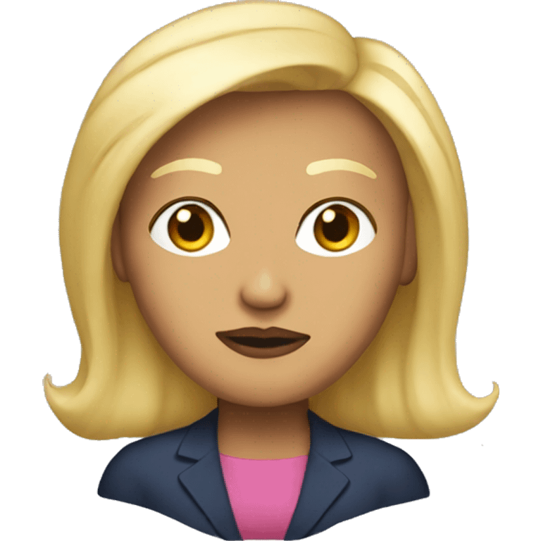 Donald trump as a woman emoji