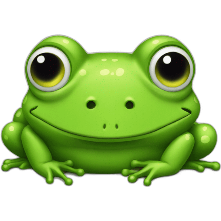 green frog sad emoji