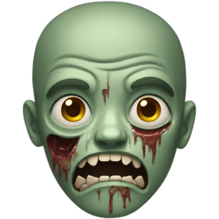 face of zombie emoji