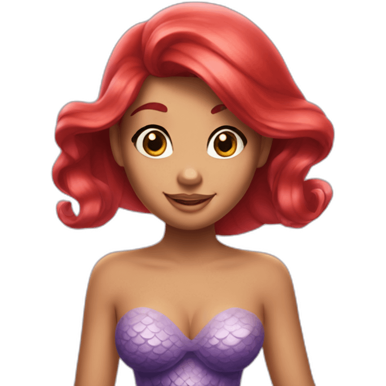 arielle the little mermaid emoji