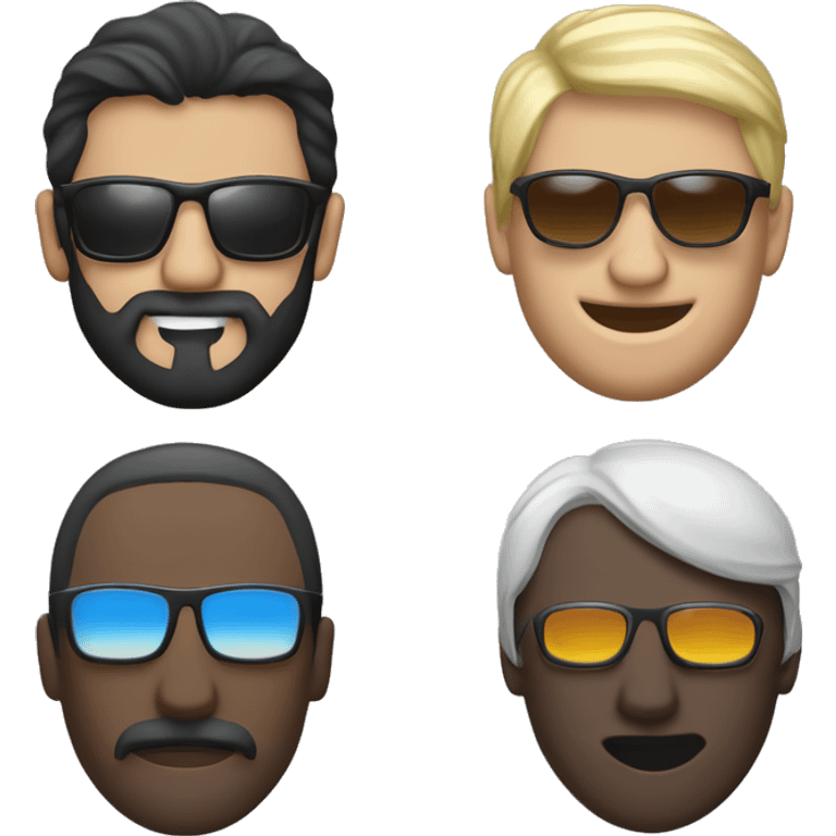 Teufel, sonnenbrille, muskeln, luzifer emoji