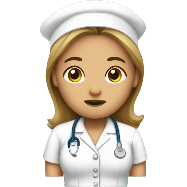 Tired nurse emoji