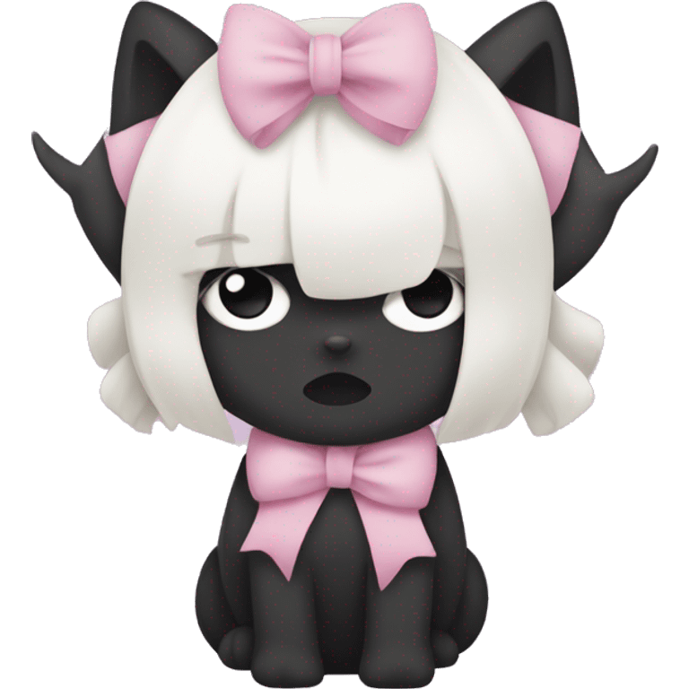 kuromi with bow  emoji