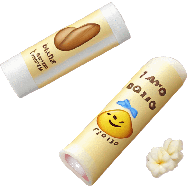 Vanilla lip balm￼ emoji