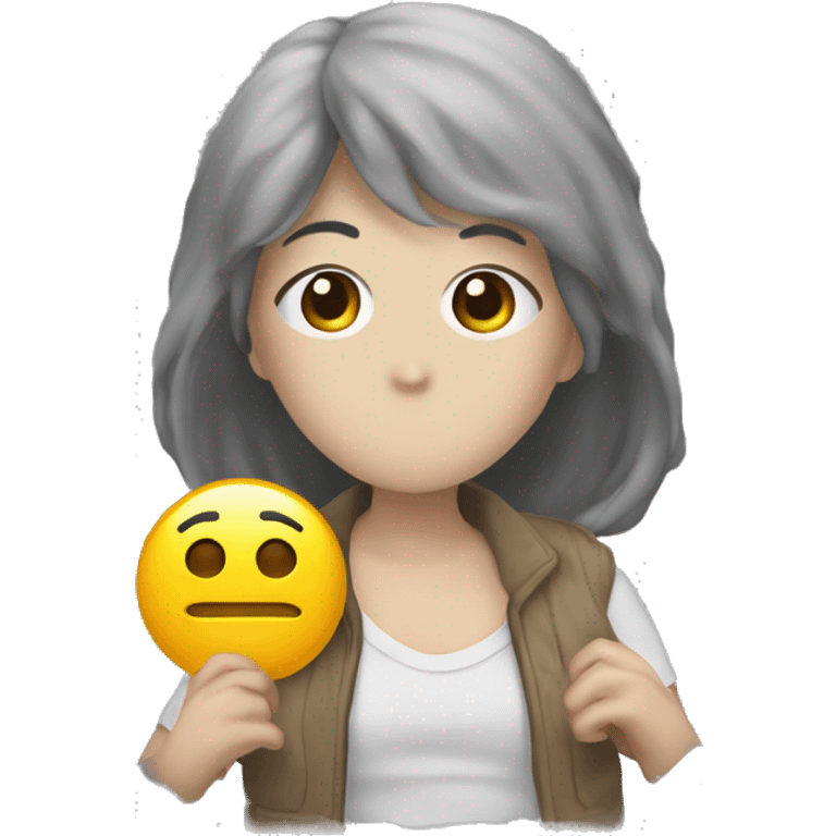 Ccm듣고 기도하는 사람 emoji