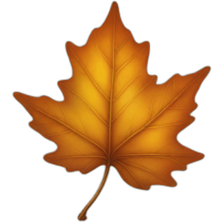 fall leaf emoji