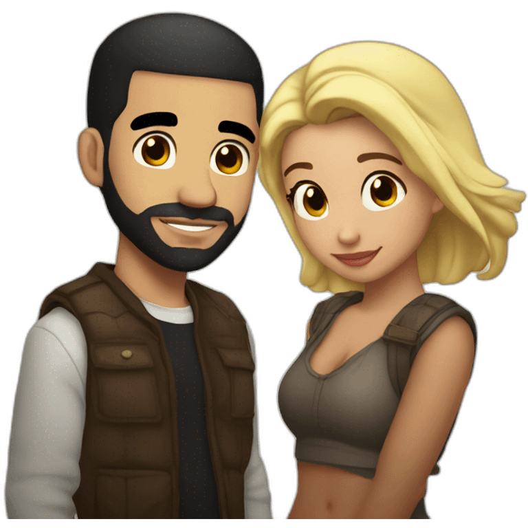 Drake who fall in love whit yeat  emoji