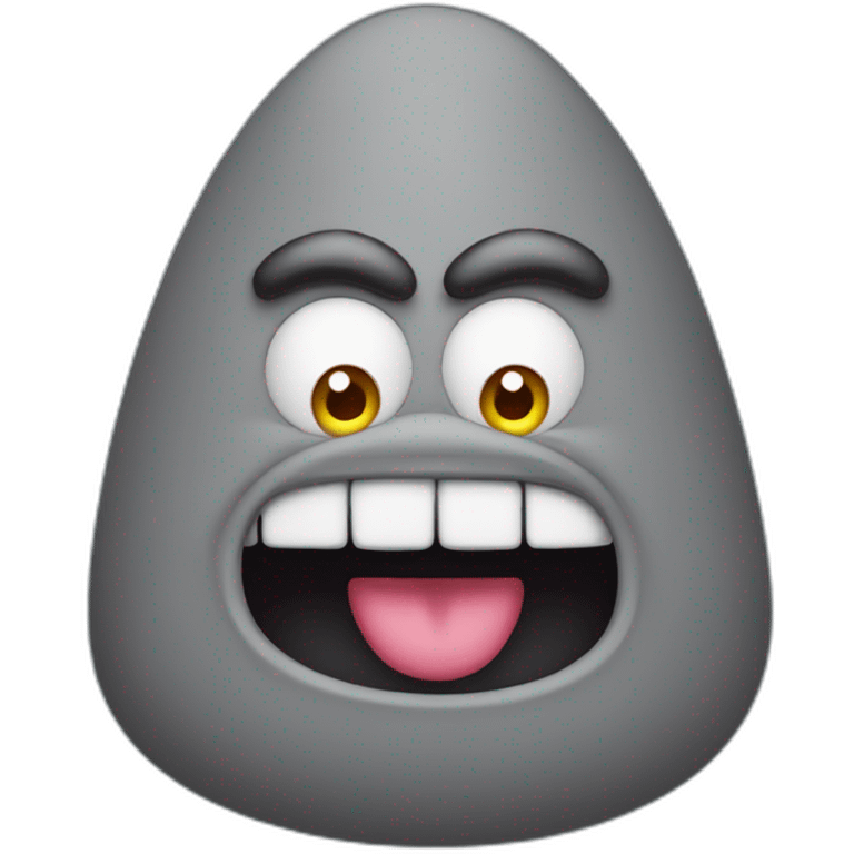 evil barbapappa charachter emoji