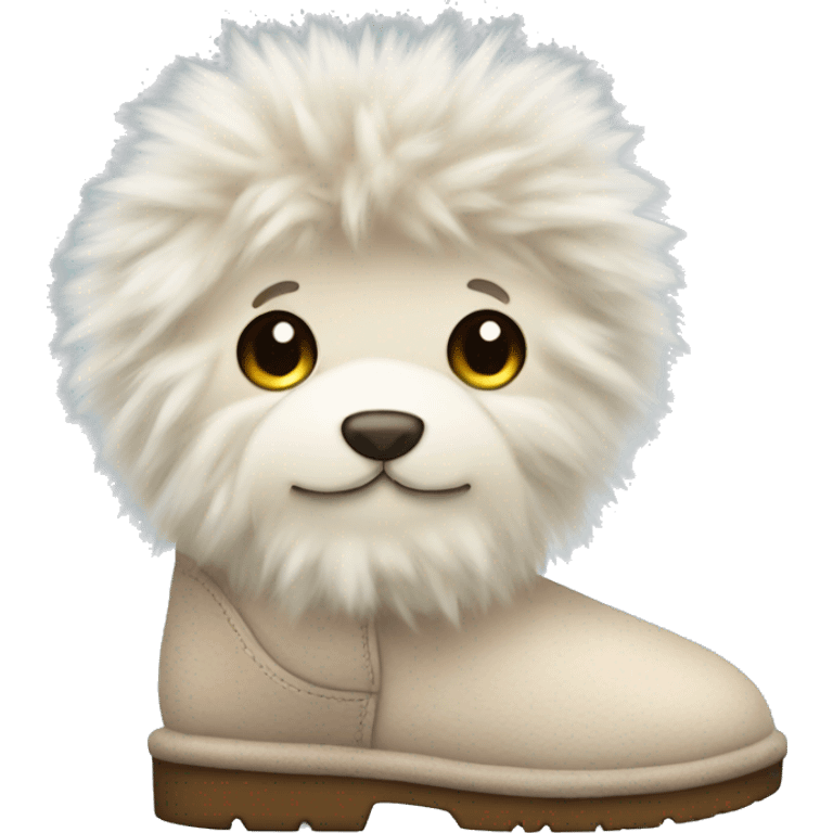 Fluffy uggs emoji