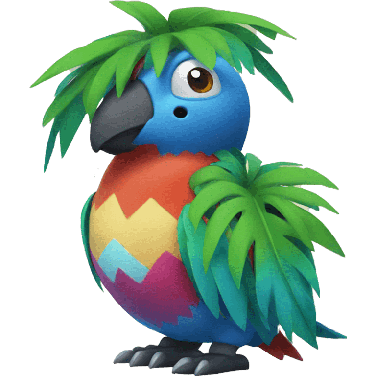 Colorful tropical Pokémon  emoji