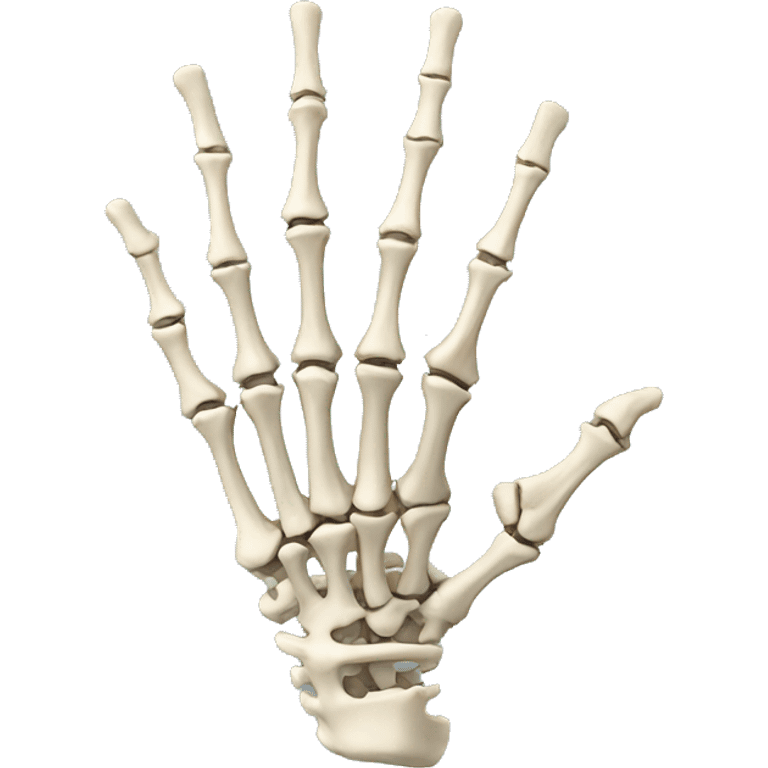 SKELETON HAND  emoji