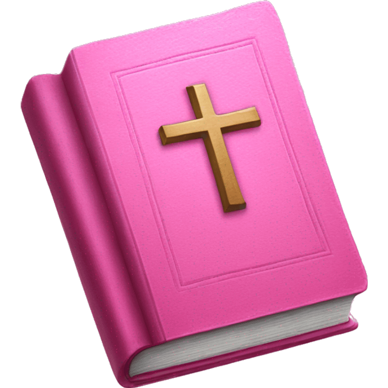 pink bible emoji