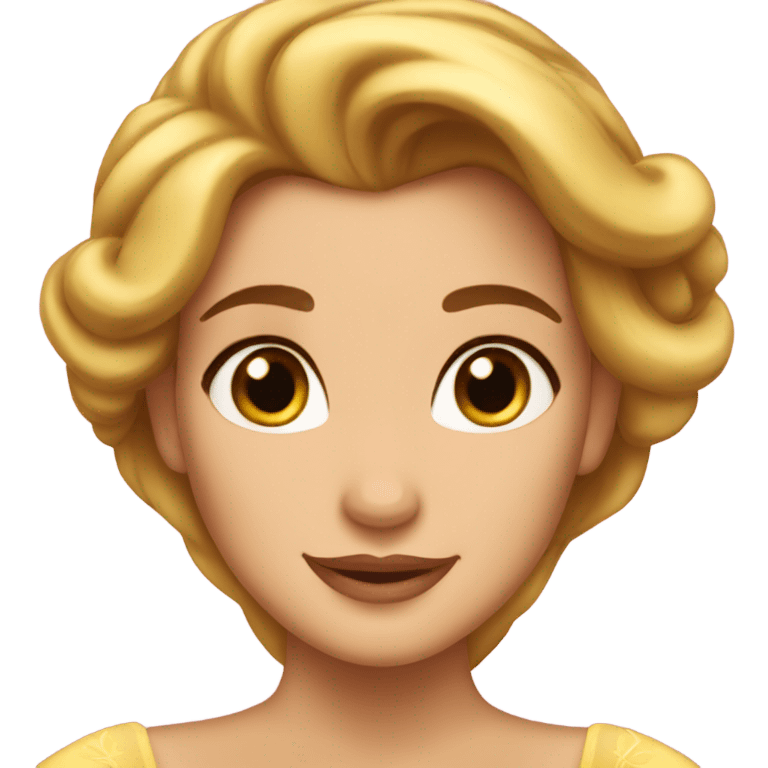 Belle Disney princess  emoji