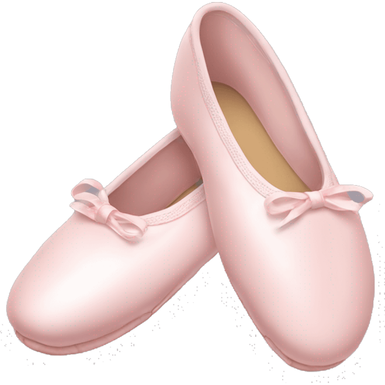 Pale pink ballet shoes emoji