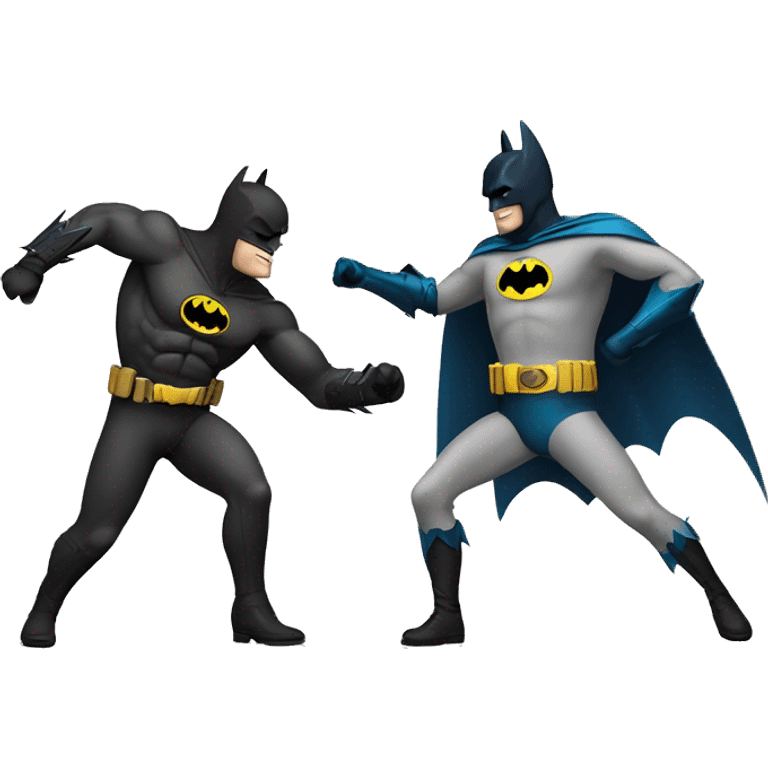 Batman con robin bailando emoji