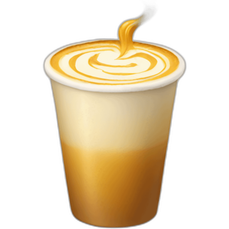 golden latte emoji