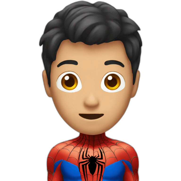 Asian Spiderman emoji