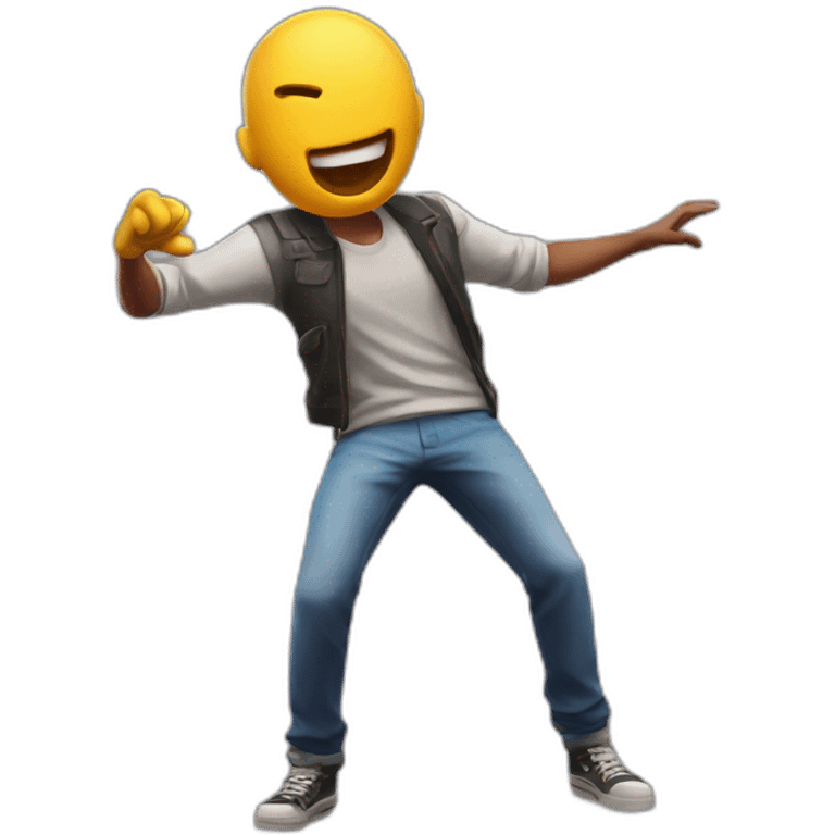 Man make a Dab Fortnite dance emoji