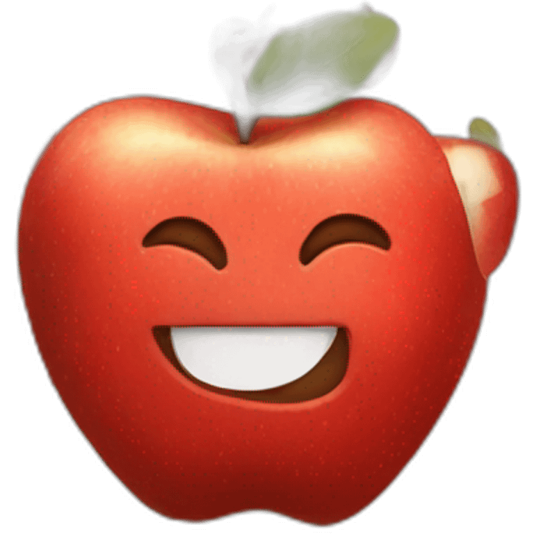 Apple love emoji