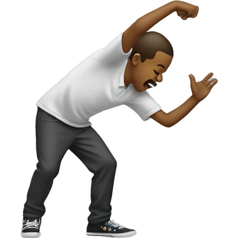 someone doing a dab  emoji