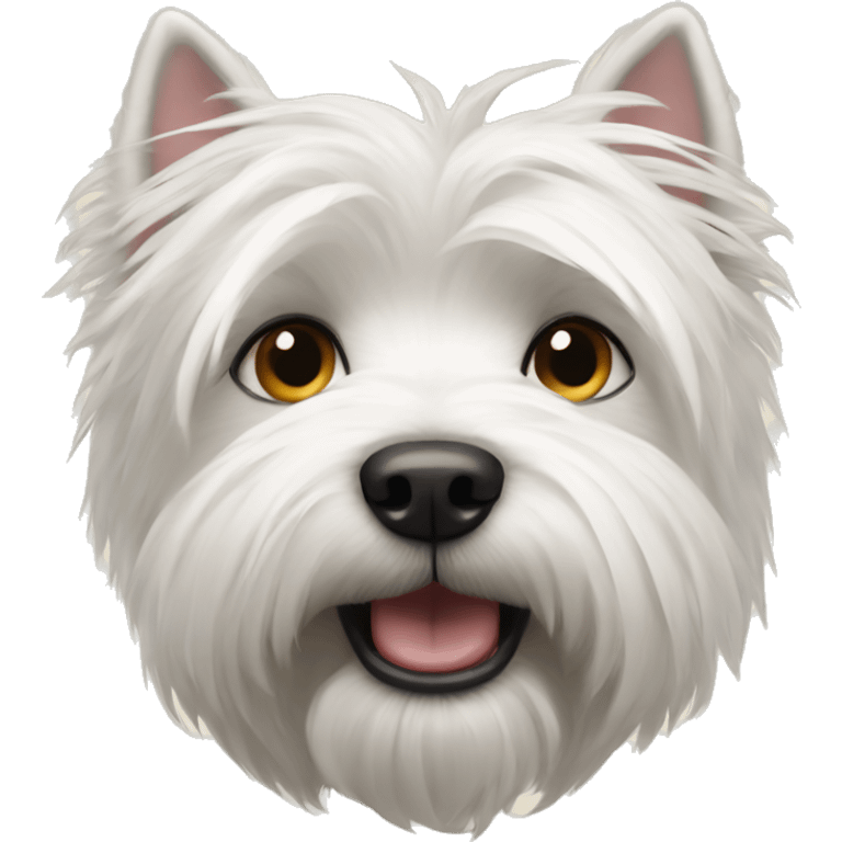 West highland terrier face emoji