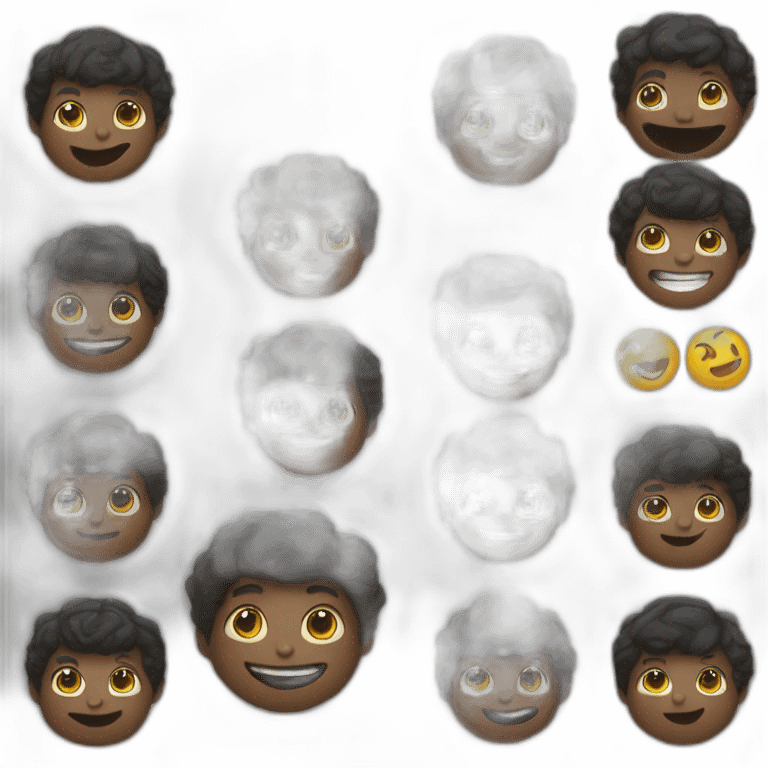 Happy gaze, black-shirted meme  emoji