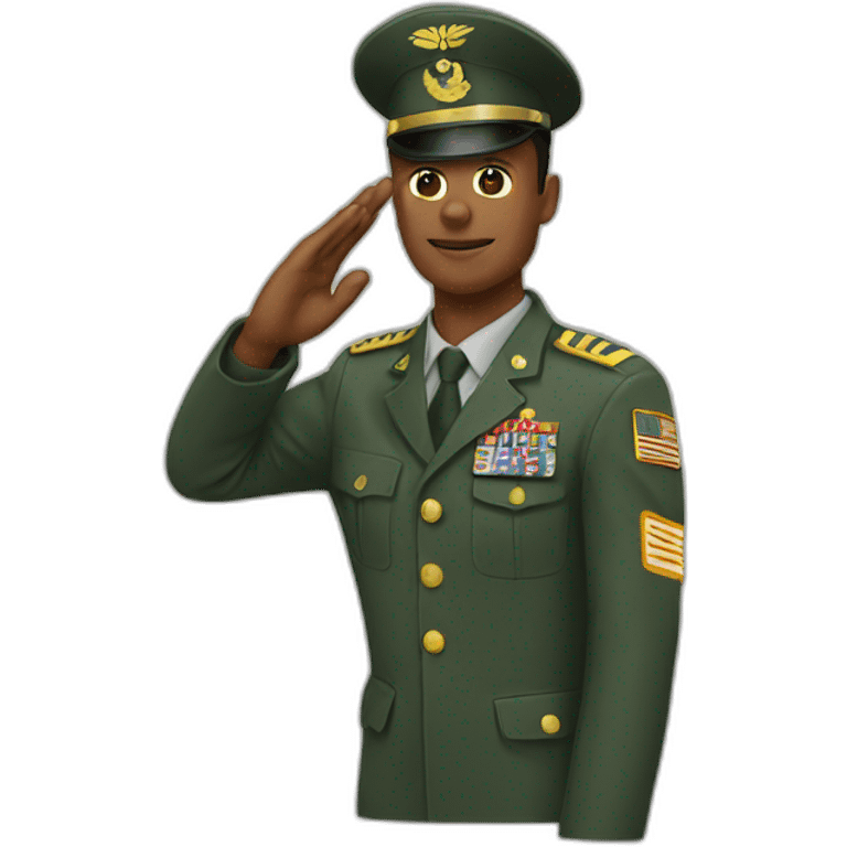 Military Salute emoji