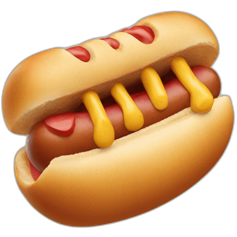 cat eat hotdog emoji