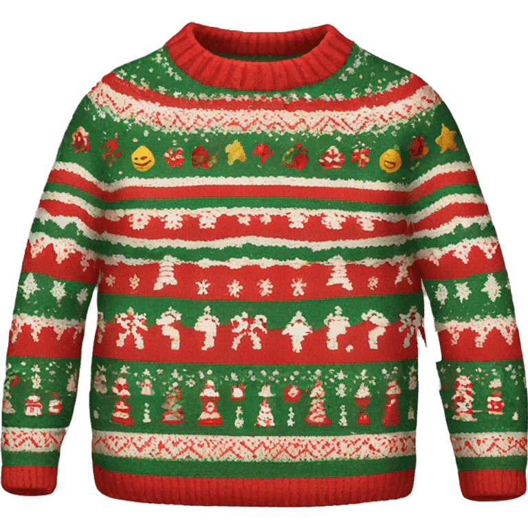 Christmas sweater  emoji