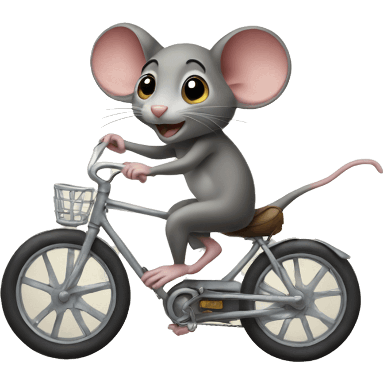 Mouse on a bike emoji