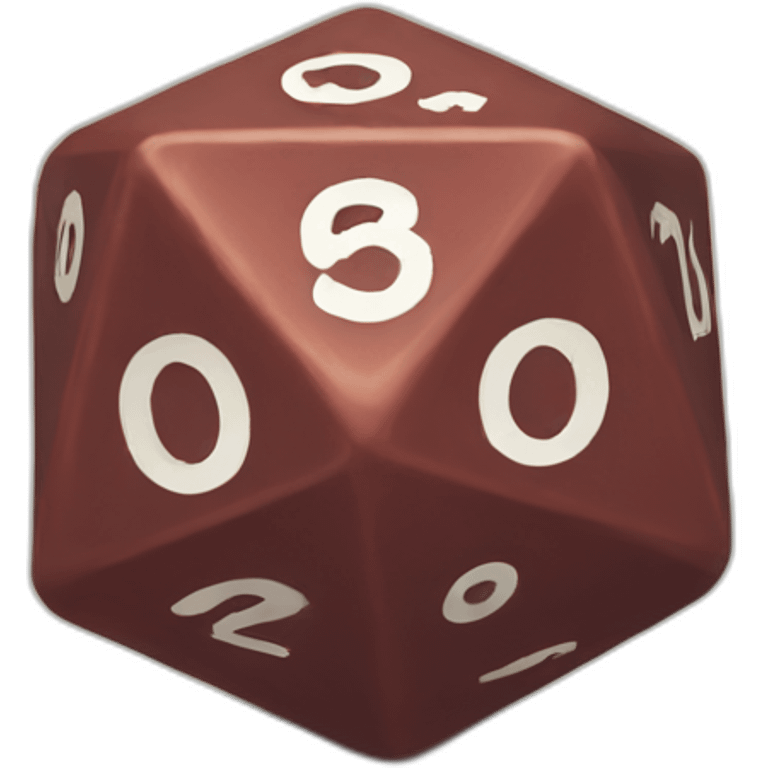 Roll dice D20 emoji