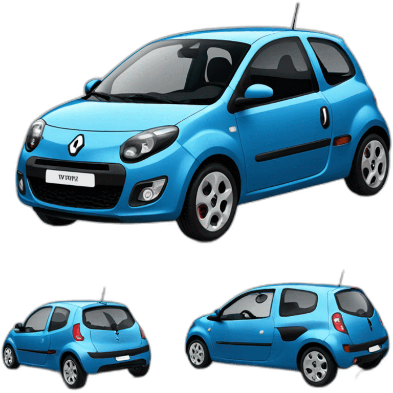 Renault Twingo 2013 blue emoji