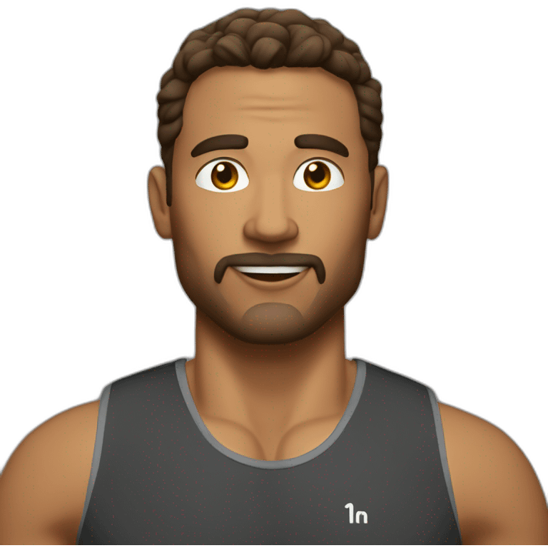 fitness coach emoji