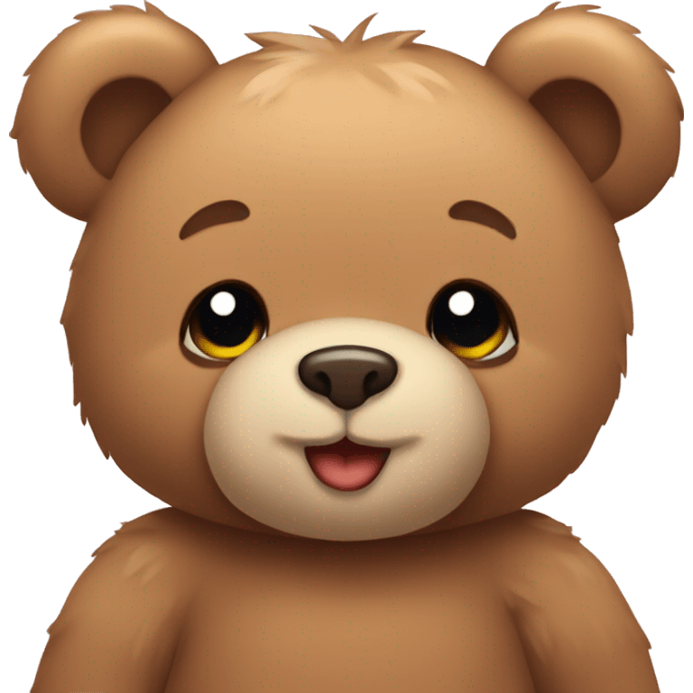 Teddy bear cute emoji