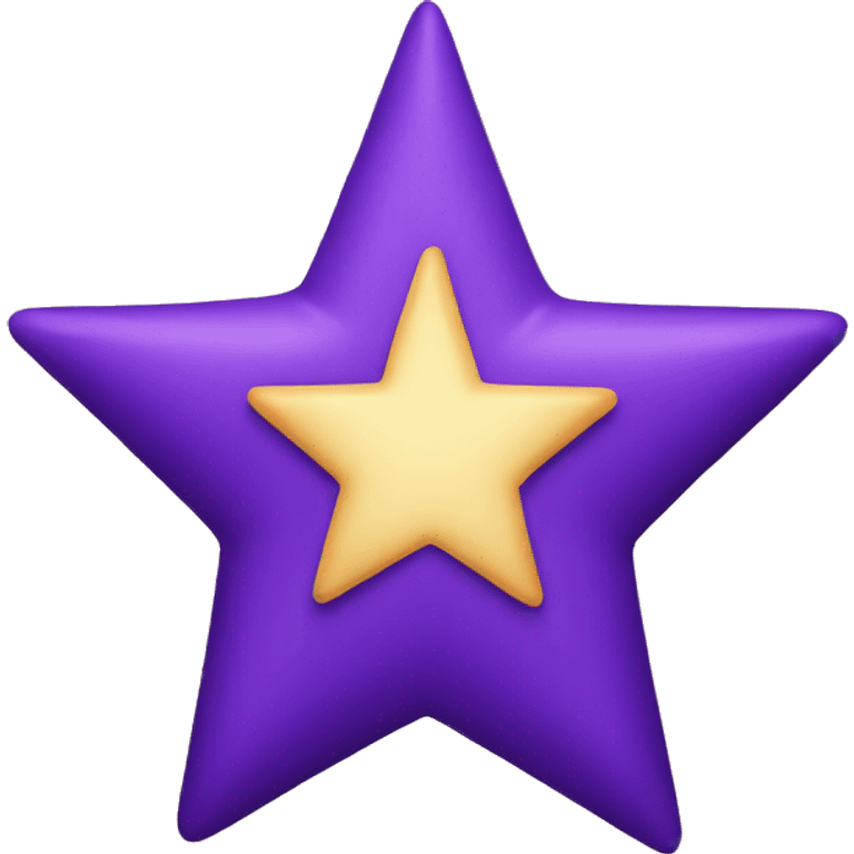 Purple star emoji