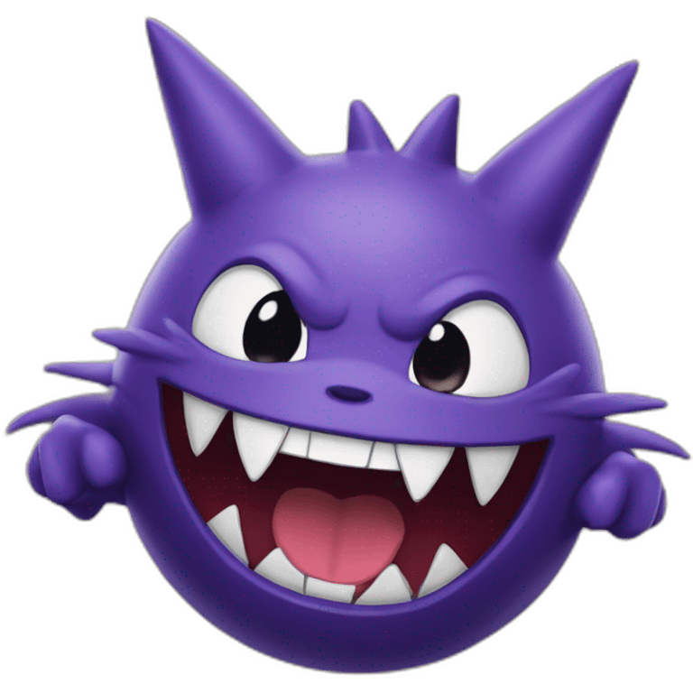 gengar with sign saying "HYPE" emoji