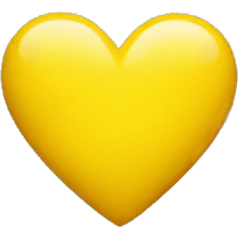 Yellow heart emoji