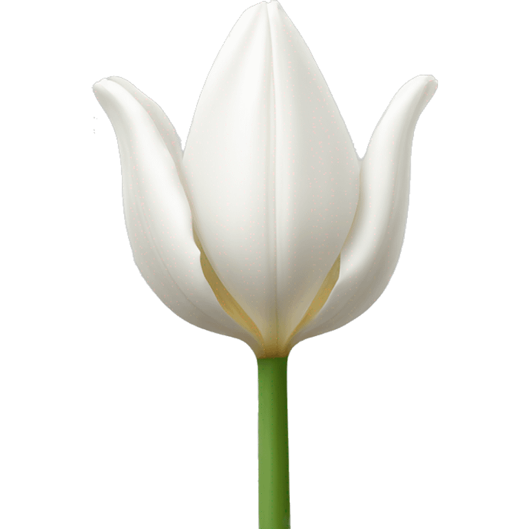 White tulip emoji