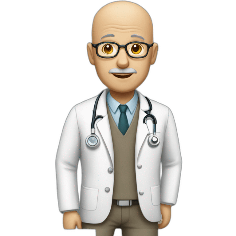 old doctor bald emoji