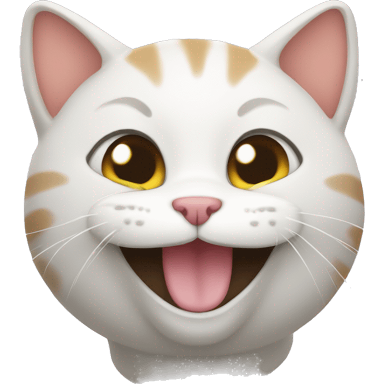 Cat smiling emoji