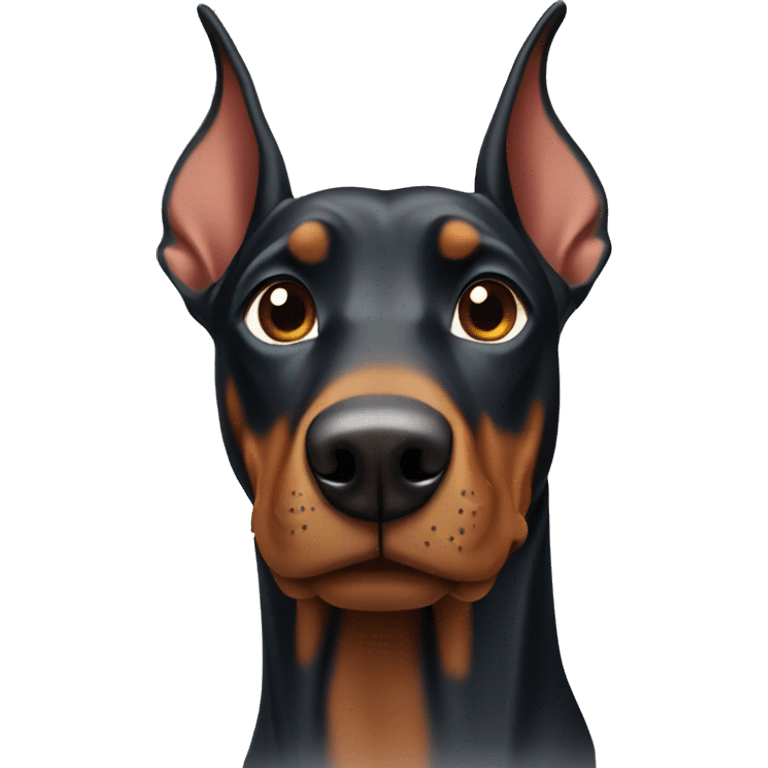 Doberman dog emoji