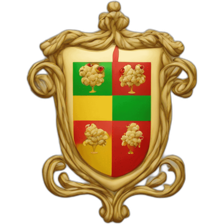 An Italian cake Coat of arms emoji